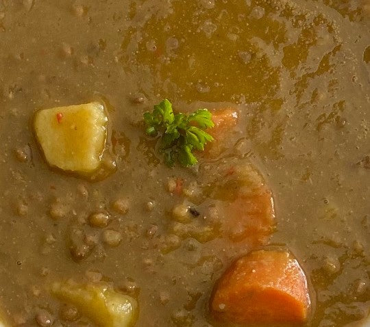 Lentejas tradicionales con verduras.(Catering) PrecioxKilo