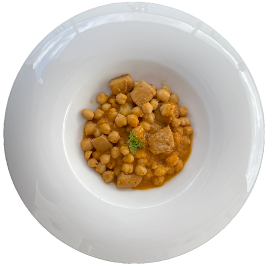 Chickpeas with cuttlefish 300grs