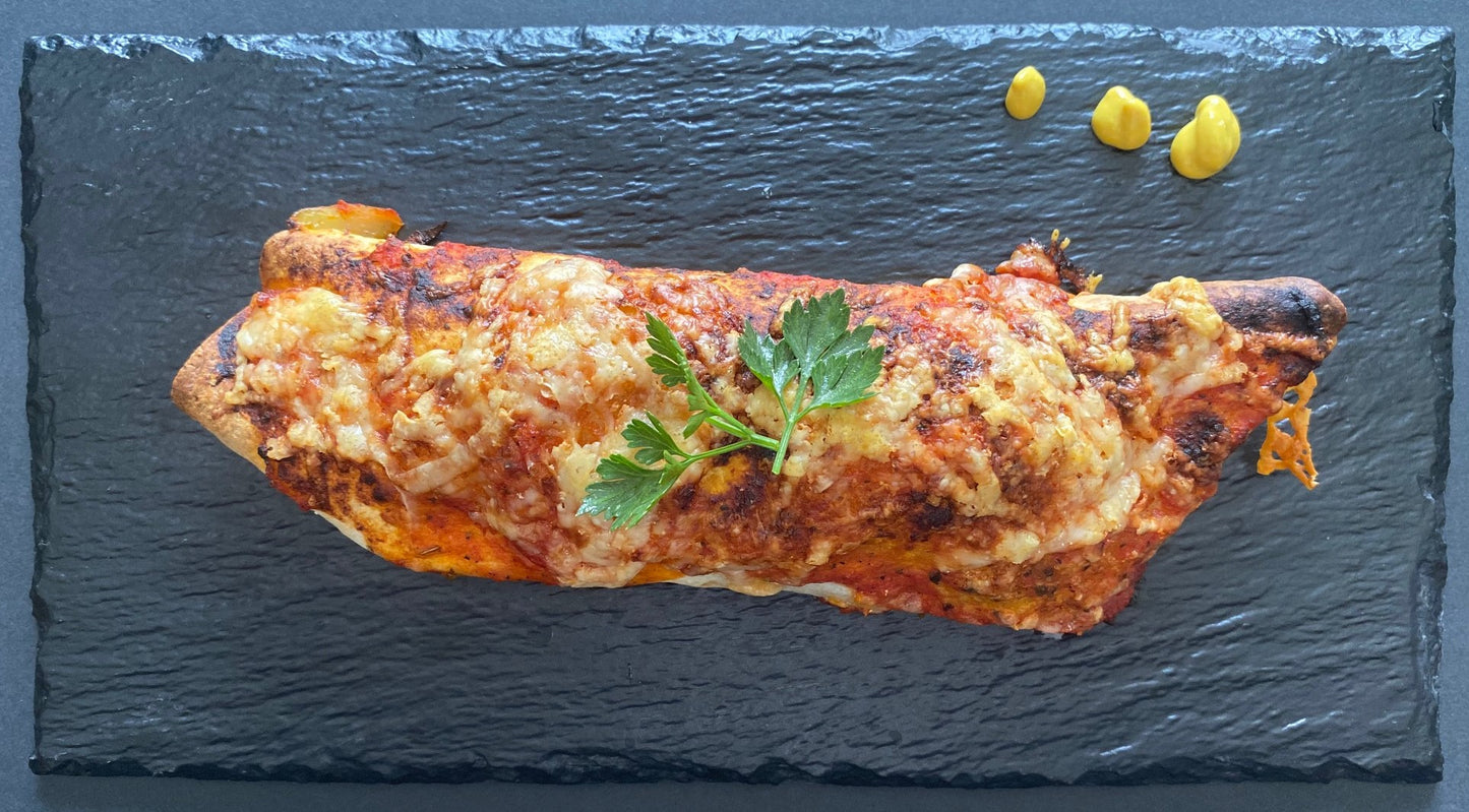 FAJITA DE POLLO Y BACÓN. 150 grs.