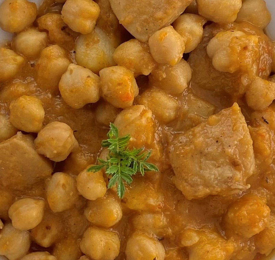 Garbanzos con chocos.(Catering) PrecioxKilo