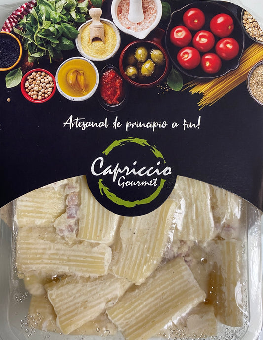 BARQUETA: Rigatonni a la Carbonara 320 gr.