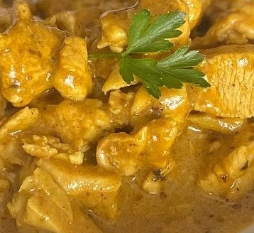Pollo al curry.(Catering) PrecioxKilo