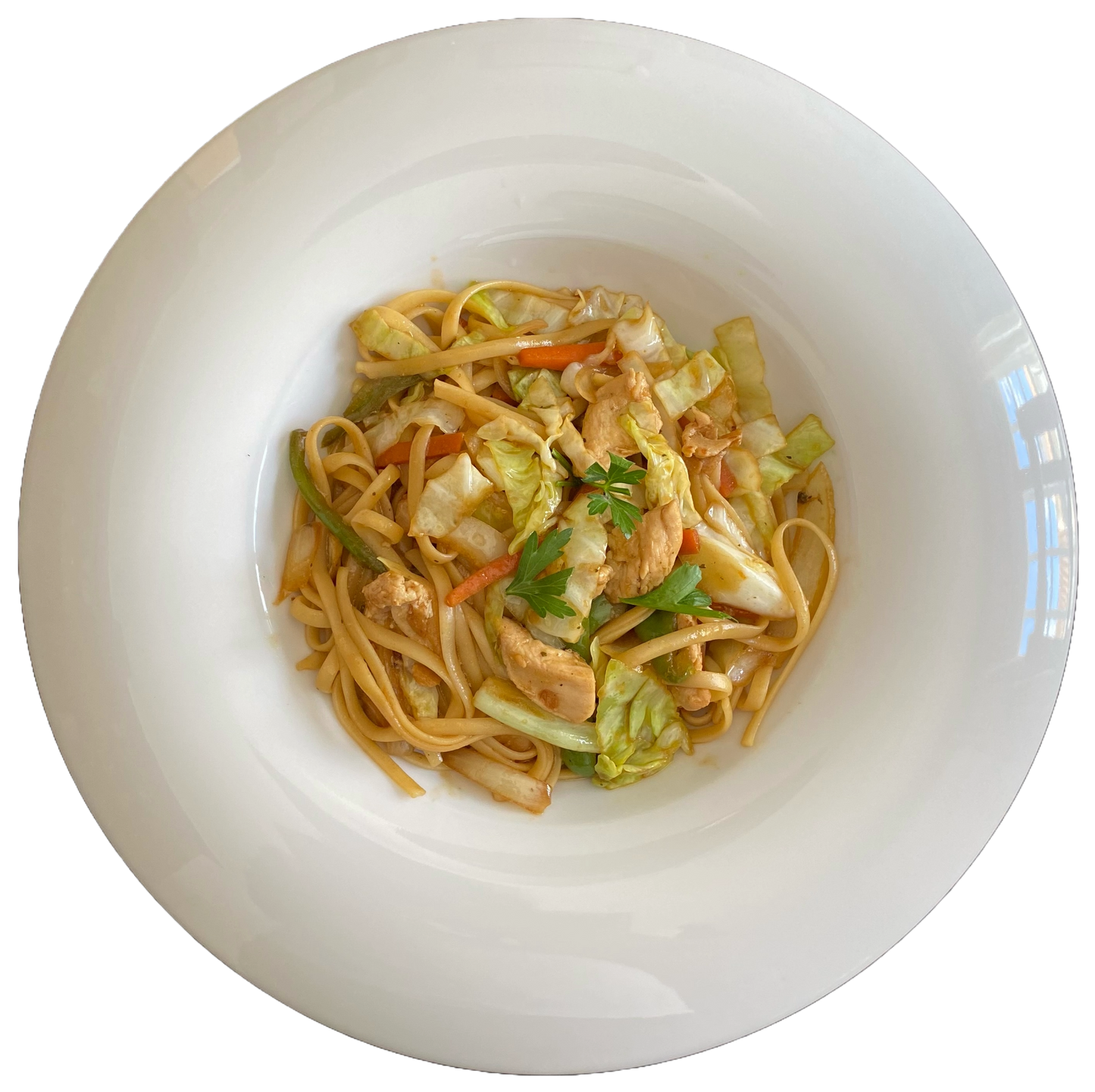 Linguine with chicken and vegetables 300grs