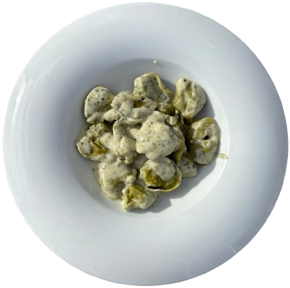 Tortellini de queso ricotta y espinaca. 350 gr